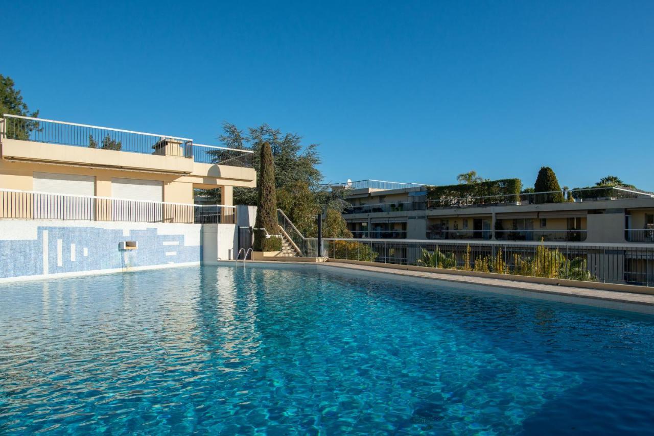 3 Pieces Vue Mer Et Piscine Quartier Parc Imperial 尼斯 外观 照片